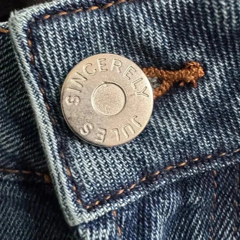 Sincerely Jules Distressed High-Rise Mom Jeans Size 11/30 NWT - Picture 9 of 12